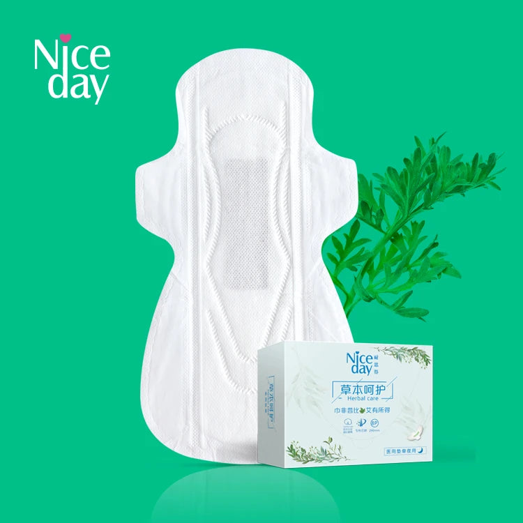 Niceday Natural Anti Inflammatory Pads Malaysia Oem Herb Sanitary Pad Herbal Pads
