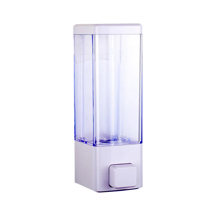 Plastic Bottle Top Dispenser Brush Wall Mounted Double Soap Dispenser for Shampoo Sink Leelongs ABS Plastic Graphic Design Oem