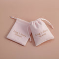 Superior 8*10 cm Beige Pink Velvet Flap Bag Customized Size and Color Lovely Jewelry Pouches for Girls and Women