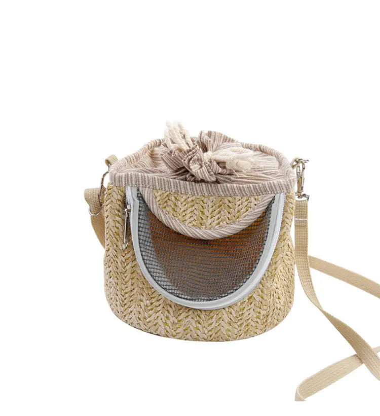 Small Pet Outing Bag Hamster Flying Squirrel Backpack Small Pet Take-out Travel Bag Portable Cage