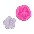 LifeTop Flower Silicone Mold Hibiscus Flower Fondant Molds for Cake Decoration Cupcake Topper Candy Chocolate Desserts Gum