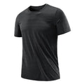 Men's Custom Lightweight Tapered Compression Gym Shirt Quick Drying Polyester Print Pattern for Running Fitness Short Sleeve