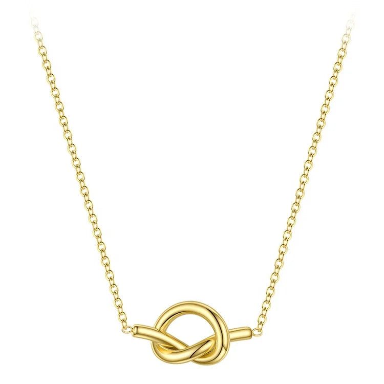 Fashion14k Gold Plating Stainless Steel Jewelry Metal Chain Dainty Heart Shaped Pendant Necklaces P193057