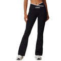 Custom High Cross Waisted White Breathable Sports Fitness Clothes Apparel Gym Pants Womens Yoga Leggings