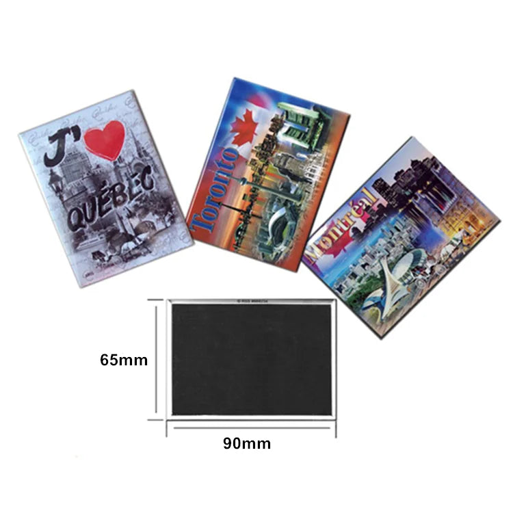 Photo Magnet Souvenir Fridge Magnet Custom Tourist Souvenir Print Durable Medium Anniversary 90x65mm Metal Coastal Design MegaBDM