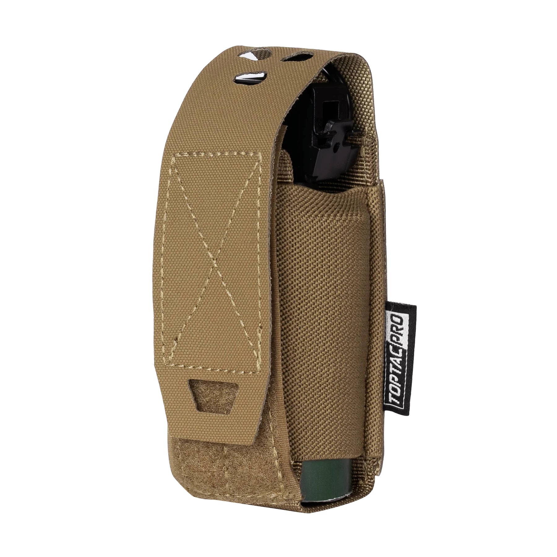 TOPTACPRO Hot Sell 500D Cordura MOLLE Pouch Mag Pouch Flash Bang Pouch Tactical Flashlight Holder