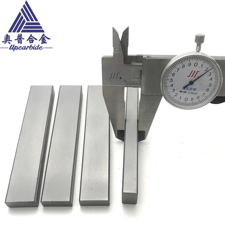 YG6X Fine Grain Polished Tungsten Carbide Plate 3*10*330mm OEM for Manufacturing Progressive Dies