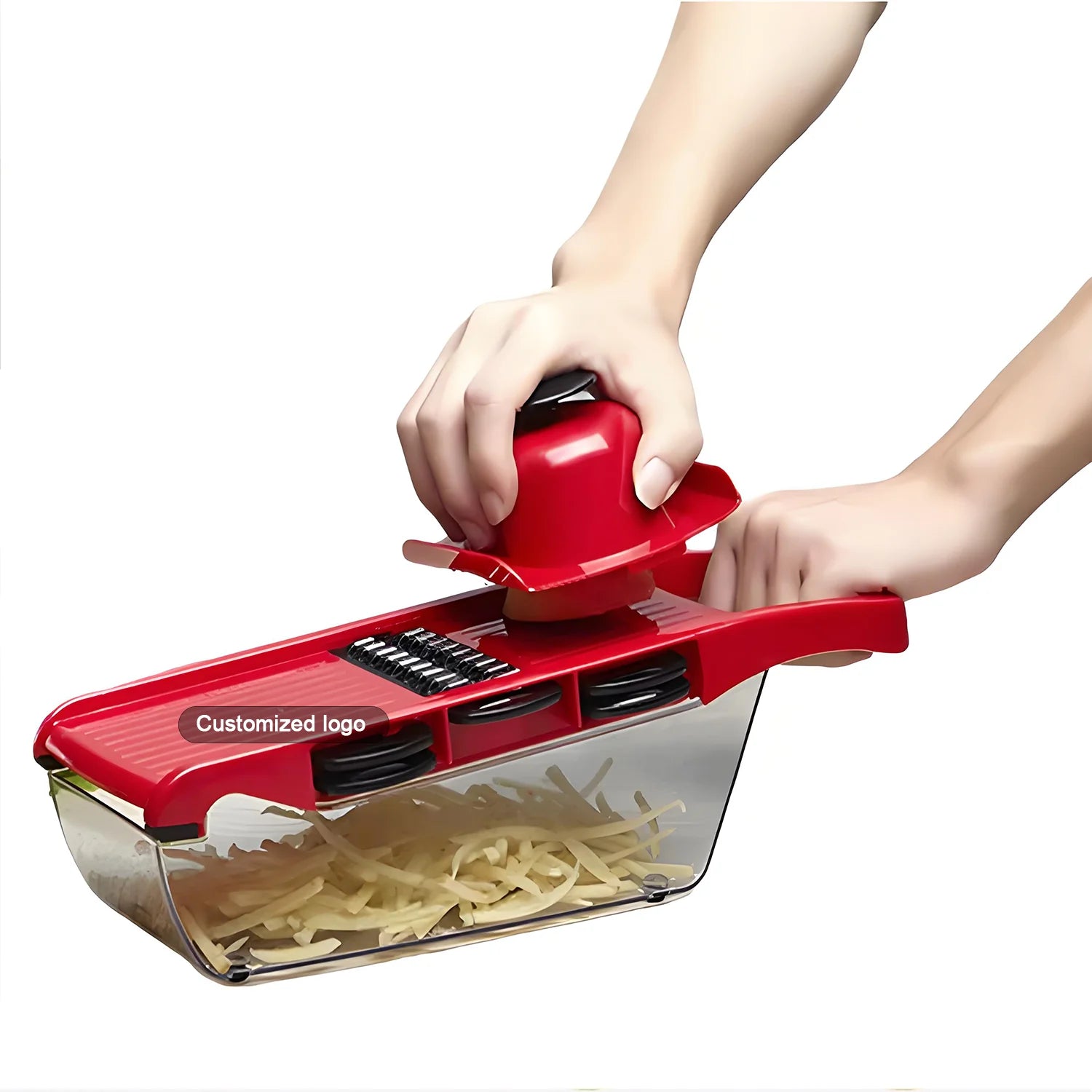Factory Wholesale 2025 Best Selling 9-in-1 Multi-Functional Plastic Slicer Vegetable Chopper and Cutter