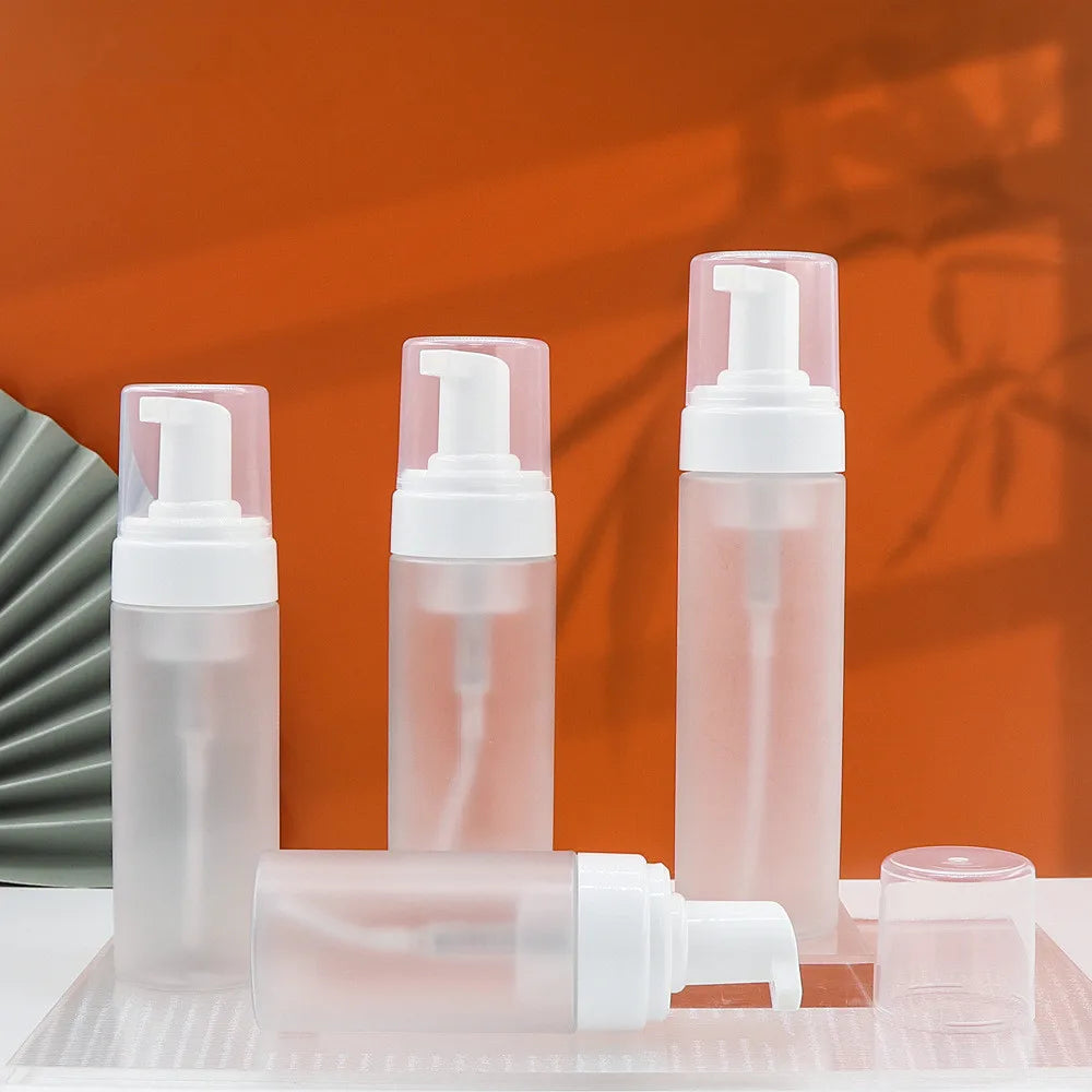 Wholesale 50ml-250ml Empty Mini Black White Amber Blue Frosted 150ml Foam Pump Bottle