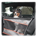 Detachable Eco-friendly Dog Car Booster Seat Polyester Rear Basket Print Outdoor Mat Safety Fixed Pet Backseat Cover