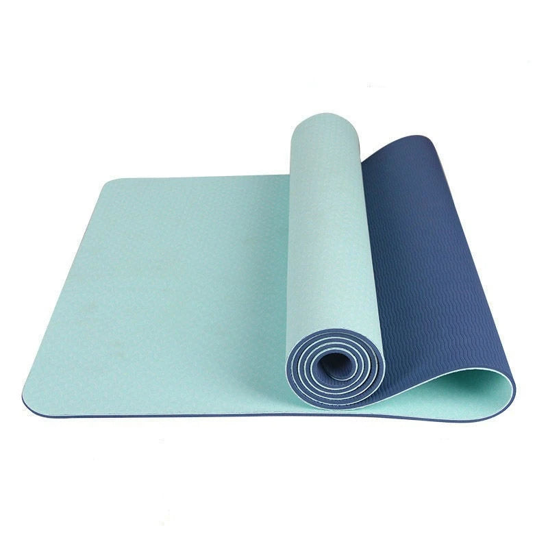 Wholesale Two-Color Non-Slip Extended TPE Yoga Mat