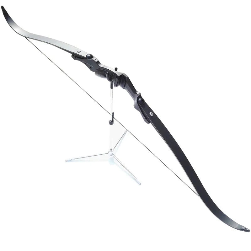 Black Hunter Recurve Bow 30-60 Lbs for Shooting Hunting and Archery