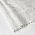 Harvest 100% Organic Cotton Voile Eyelet Stripe Embroidery Lace Fabric for Women and Girls MegaBDM
