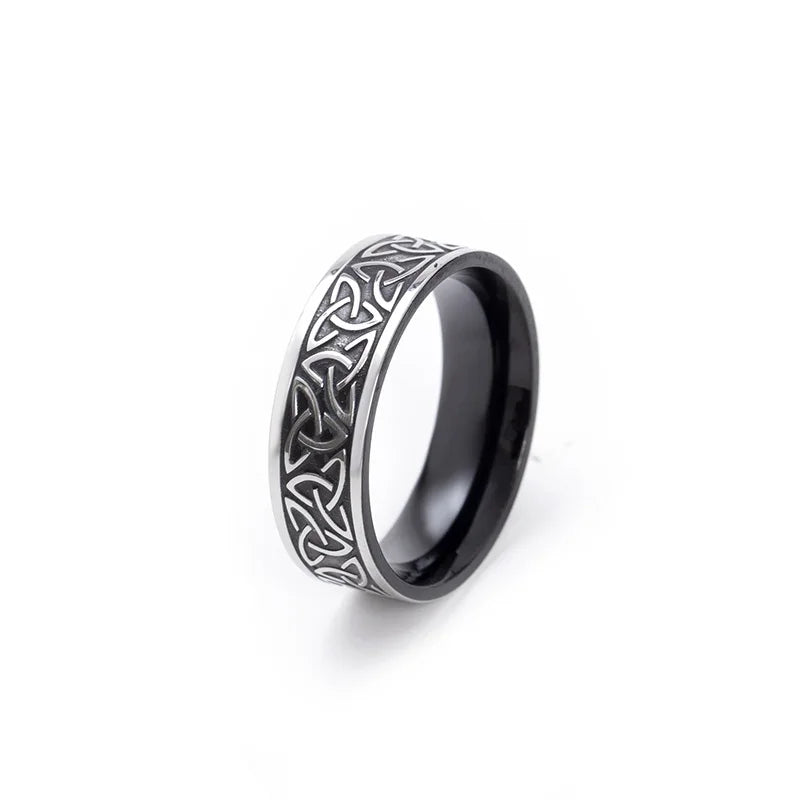 Vikinga Ring Stainless Steel Rings RI10 Viking/celtic Viking Thoras Hammer Stainless Steel Celtic Ring Bague