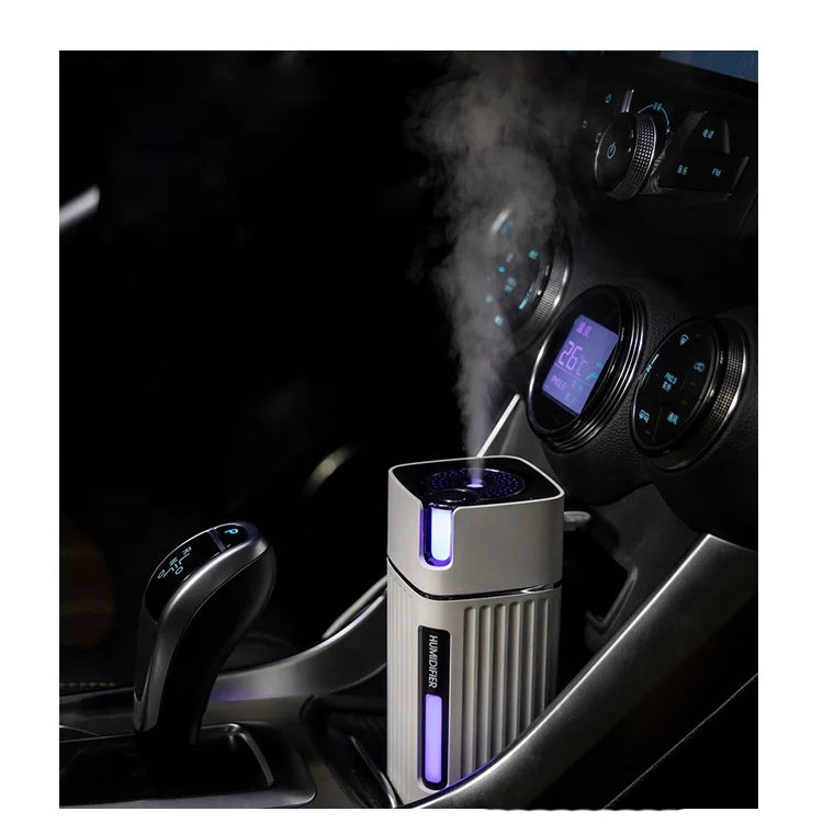 Top Button Mini Portable Car Ultrasonic USB Humidifier Home Office Desk Van Truck Vehicle Travel