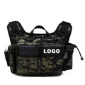 Tactical Waist/Chest/Shoulder Backpack for Outdoor Camping Hiking & Fishing with Lure Rod Accessories and Tackle Box Bag