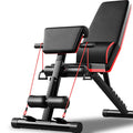 Fitness Gym Equipment Exercise Incline Adjustable Barbell Weight Bench With Pull Rope