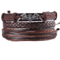 BMZ 2026 Multi Layers Wrap Cuff Leather Bracelet