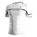 Compression Rash Guard of Python Scales Pattern Quick Dry Elastic Fabric Anti-slip Silicone Band for Martial and Aquatic