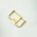 2025 Hot Sales Wholesale 60mm Gold  Custom Large Prong Belt Pin Buckle Fashion Belt Buckle