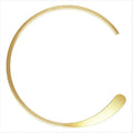 Fashion C Shape Hooks 0.64mm Jewelry 14K Gold Filled Earring Hook