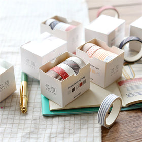 Decoration Solid Color Cute Custom Printed Masking Washi Tape for Sale