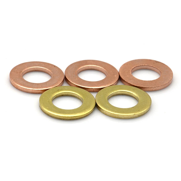 M3 M5 M8 1/4" Inch Custom Gasket Plain Flat Phosphor Zinc Plated Washer