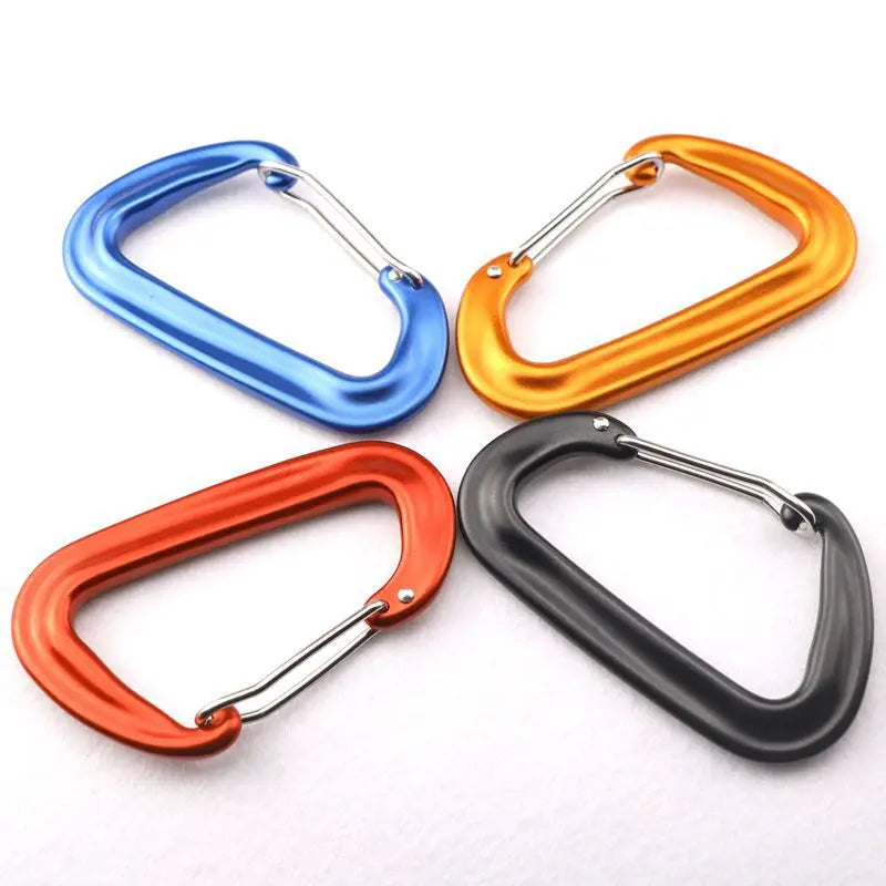CE Certified 23KN Professional Climbing Carabiner Clip 7075 Aviation Aluminum Heavy Duty Hook for Aerial Yoga Hammock Gym