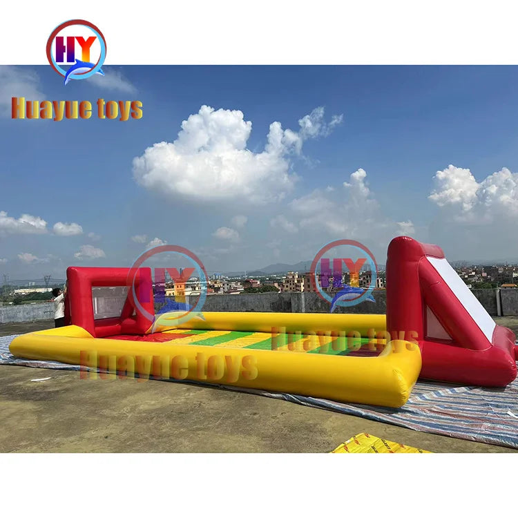 Hot Selling Team Building Inflatable Football Pitch Portable Football Fieldinflatable Football Arena