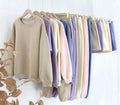 Wholesale Custom  Women Set Women's Jogger Fleece Loose Pants and Shorts and Crew Neck Sweatshirt Sets