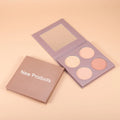 Private Label 4 Color Face Makeup Kit Contouring Highlight Bulsh Palette