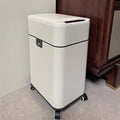 9-Liter Stainless Steel Touchless Trash Can Automatic Self-Sealing Garbage Bin for Kitchen Dustbin Bag Packaging MegaBDM