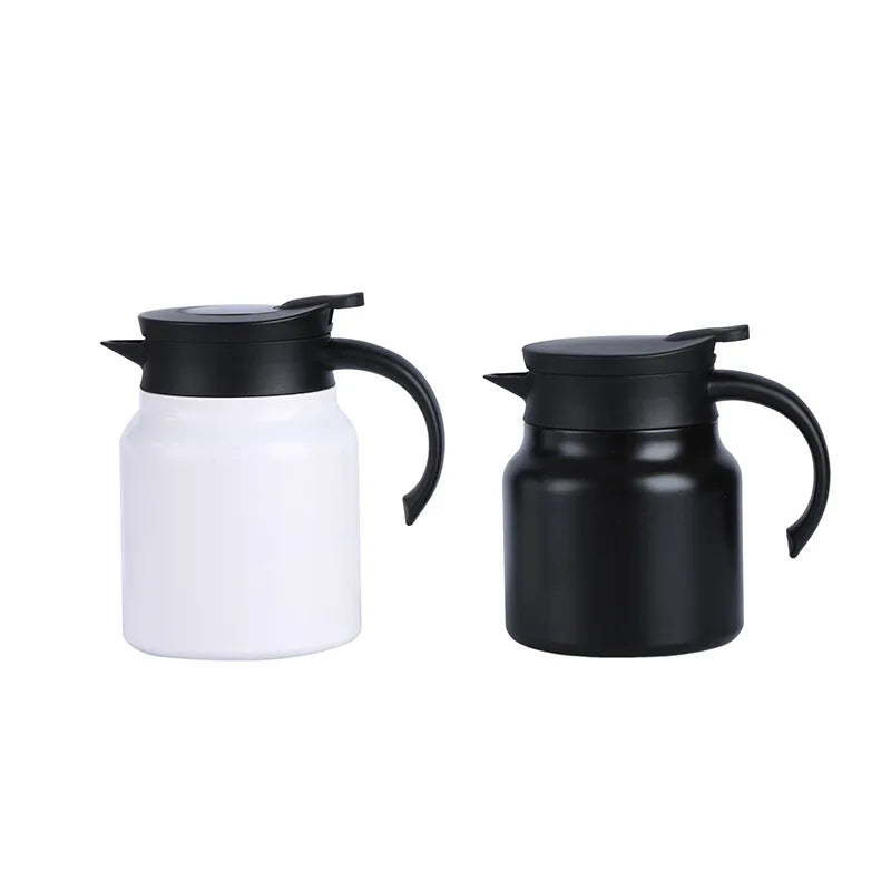 FX Bottle Hot Selling 800ml 1000ml Double Wall Stainless Steel Coffee Teapot with Strainer Flower Pot Office Drinking Tumbler