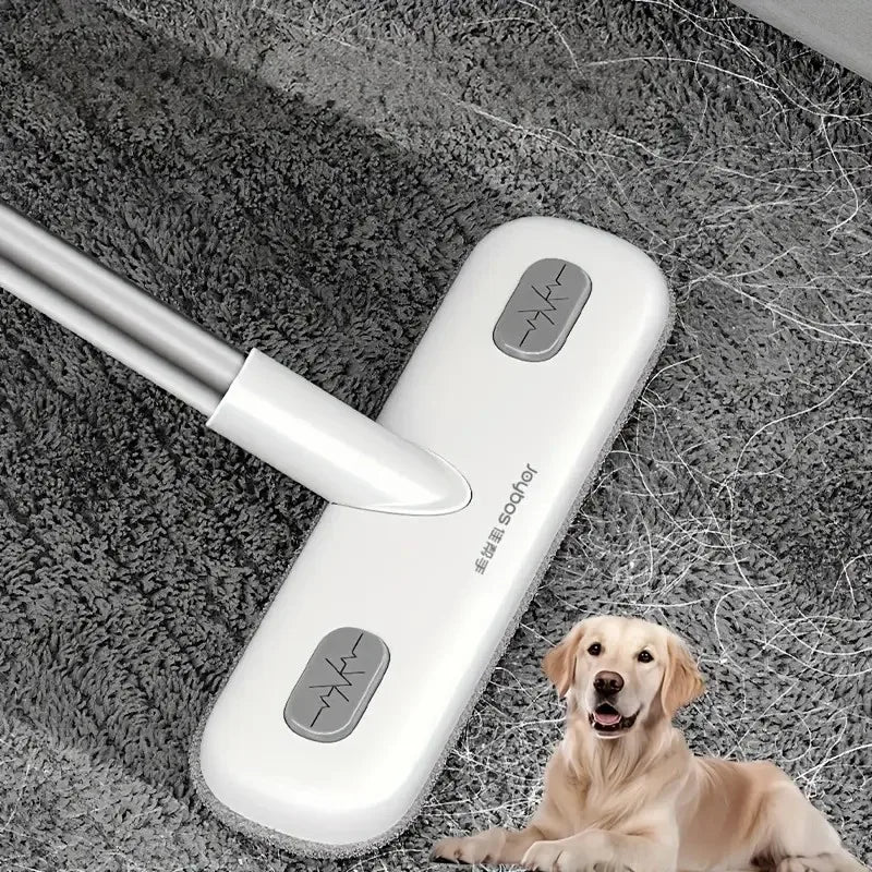 Reusable Large Metal Carpet Hair Removal Brush Telescopic Cleaning Tool for Pet Hair Mosquito Nets Window Screens