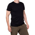 Custom Men's Eco-Friendly Bamboo Viscose & 100% Cotton T-Shirt Breathable Anti-Pilling Crew Neck in White