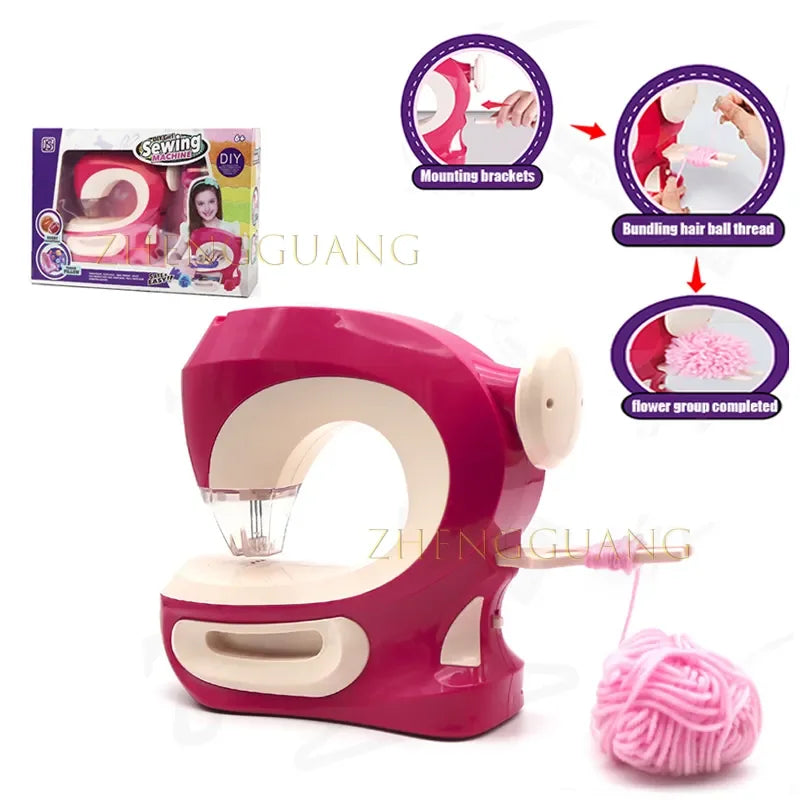 Zhengguang Educational Plastic Pretend Play Automatic Hair Braider Toy for Ages 4-14 Years