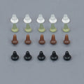 1000 Pieces Fishing Rubber Beads Fishing Rigs for Carp Fishing Hook Stopper Terminal Tackle Accessories