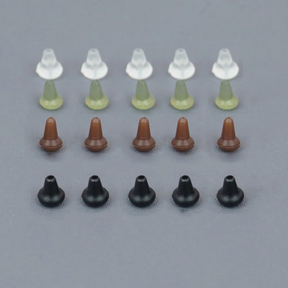 1000 Pieces Fishing Rubber Beads Fishing Rigs for Carp Fishing Hook Stopper Terminal Tackle Accessories