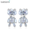 LUOTEEMI Mexico Fashion Bear Korean Style Earrings Wholesale Teemi Jewelry Factory Cute Girl Earring