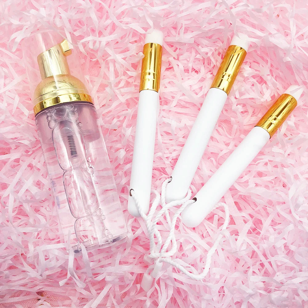 Eyelash Shampoo Lash Foam Organic Custom Private Label Oil Free Mink Organic Vegan 100ml Lash Shampoo