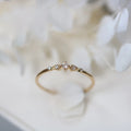 INS Simple Fashion Gold Plated 925 Sterling Silver Zircon Diamond Wedding Engagement Finger Rings for Women Jewelry
