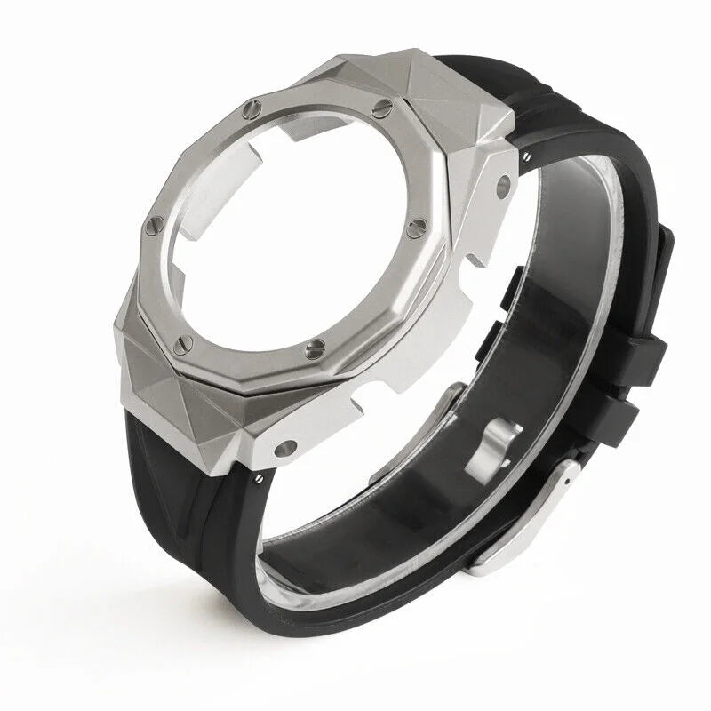 Original Factory 5th Modified Durable Metal Luxury 316L Stainless Steel for Rubber Smart Watch GA2100 Case From China