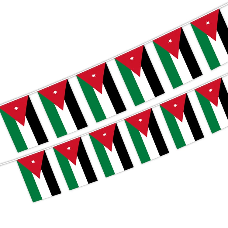 String Flag Polyester Fabric National Country Flag for Birthday Party Festival Decoration