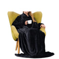 Wearable Blanket with Sleeves Soft Plush Flannel Fleece TV Wrap Blanket Throw Lap Blanket