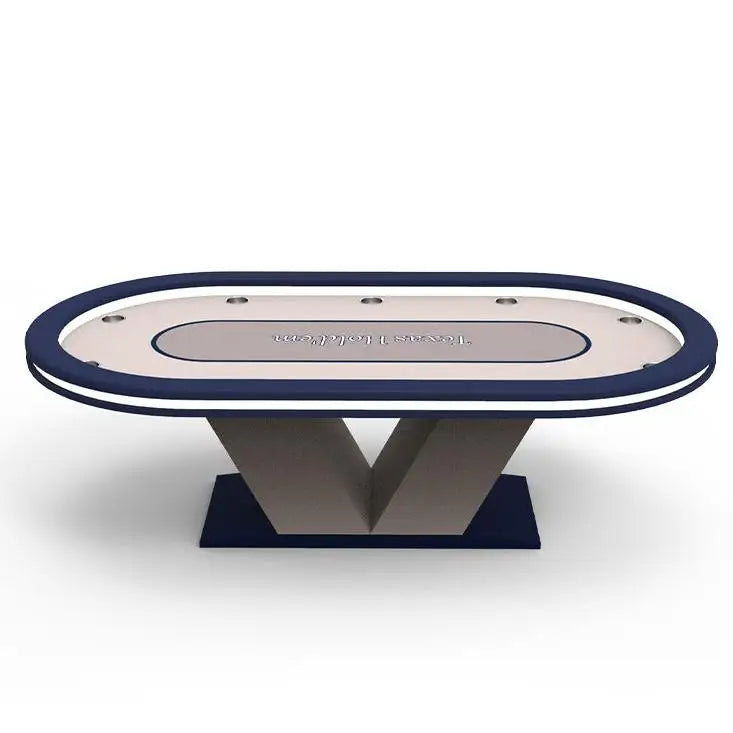 YH High Quality Luxurious LED Poker Table Solid Wood Texas Table Poker Tisch Tafel