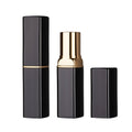 HUIHO New Trends 12.1/12.7mm Black Square Luxury Empty Aluminum Lipstick Container