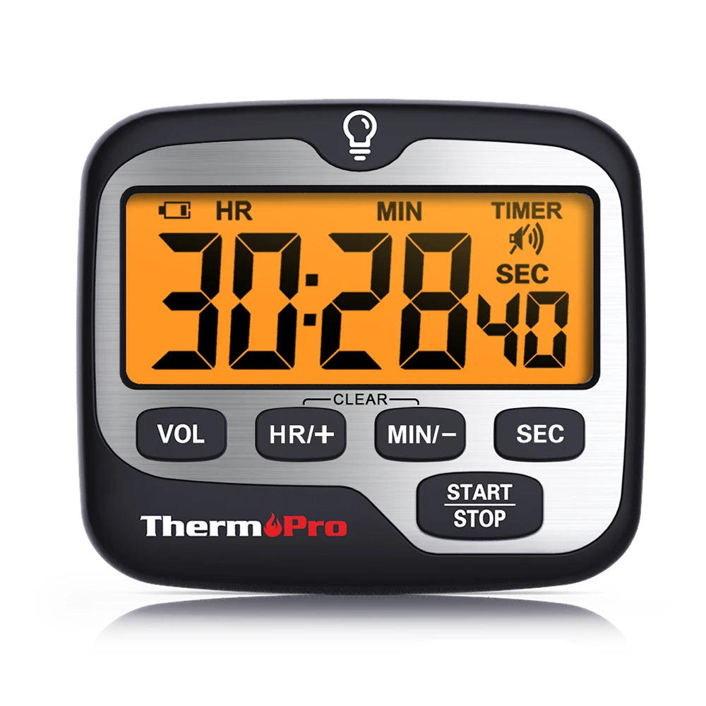 China Factory ThermoPro TM01 Black Mini Digital Kitchen Timer