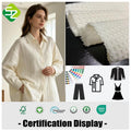 Eco-friendly Luxury Soft 100% Bamboo Waffle Fabric Woven OEKO-TEX Certified Anti-Bacteria UV Protection Home Textile
