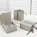 2024 Luxury Small Cardboard Book-Shape Paper Jewelry Packaging Box Ribbon Gold Foil Embossing Offset Perfume Small Gifts