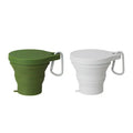 Collapsible Silicone Travel Cup for Coffee Milk Tea Folding Design for Outdoor Camping and Boiling Water